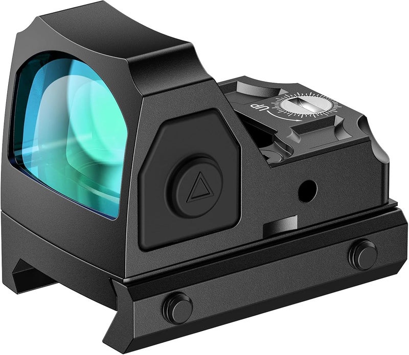 EZshoot Full Sized Red/Green Dot Motion Awake Optic for Pistols, 2MOA Dot, 12 Brightness Adjustment Red/Green Dot Scope, Suitable for RMR, Open Reflex Optics with Adapter Plate for MOS and Picatinny. - Image 1